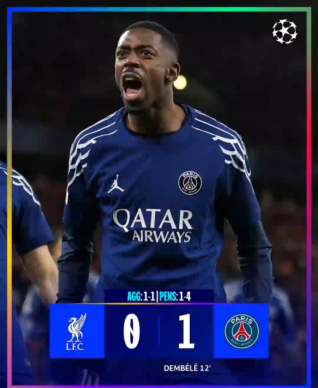 利物浦终结巴黎梦想,成功晋级 利物浦终结巴黎梦想,成功晋级